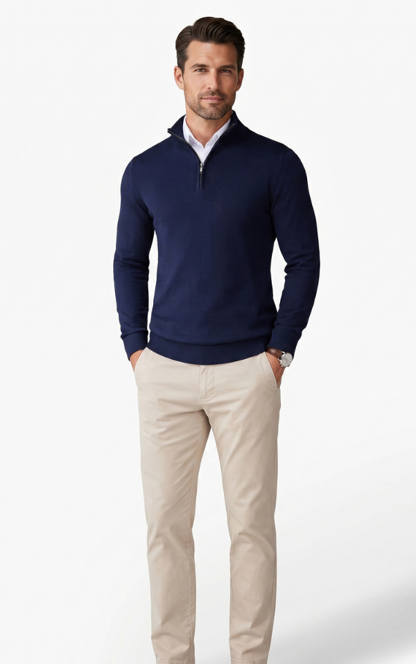 Kit: 2 QuarterZip Premium + Perfume Árabe de Brinde