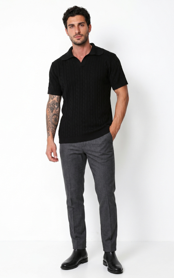 Compre 2 Leve 4: Polos Italianas de Seda Texturizada